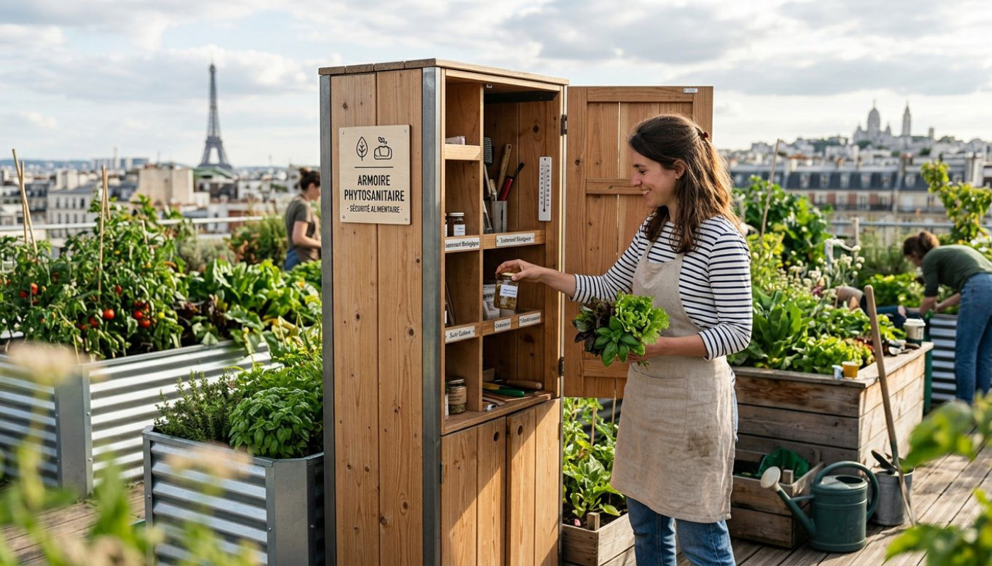 Science/High-Tech - À Paris, l’armoire phytosanitaire redéfinit la sécurité alimentaire urbaine